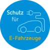  Hinweisschild: Schutz für E-Fahrzeuge - Münchener Verein KFZ-Versicherung